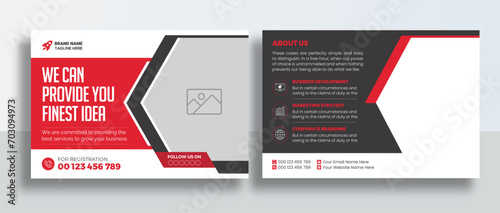 Corporate Postcard or Eddm postcard design template, Corporate Business Postcard Template Design, Simple and Clean Modern Minimal Postcard Template, Business Postcard Layout	