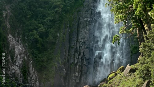 Majestic Nachi Falls of Japan. No temple