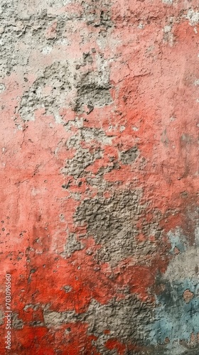 Background Grunge Texture in the Color Living Coral created with Generative AI Technology