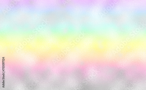 Pastel unicorn rainbow foil texture background. Iridescent texture with effect foil. Dreamy background. Pearlescent backdrop design for prints. Dreamy pink metal. Cute texture. Abstract pastel print.