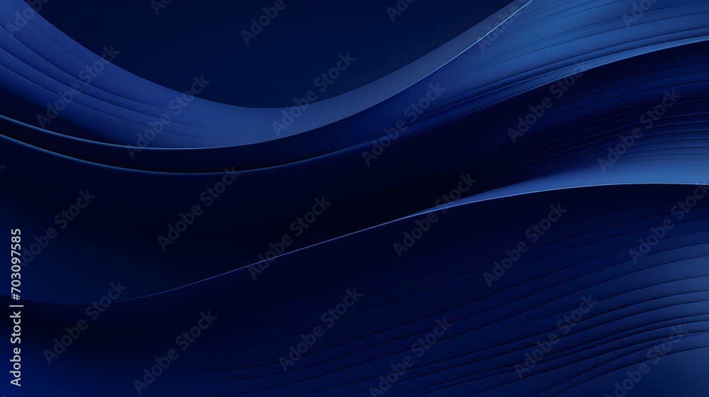 Fototapeta premium beauty shape abstract soft fabric blue smooth curve fashion background