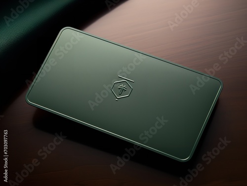 Professional Business Card Mockup - AI Generated