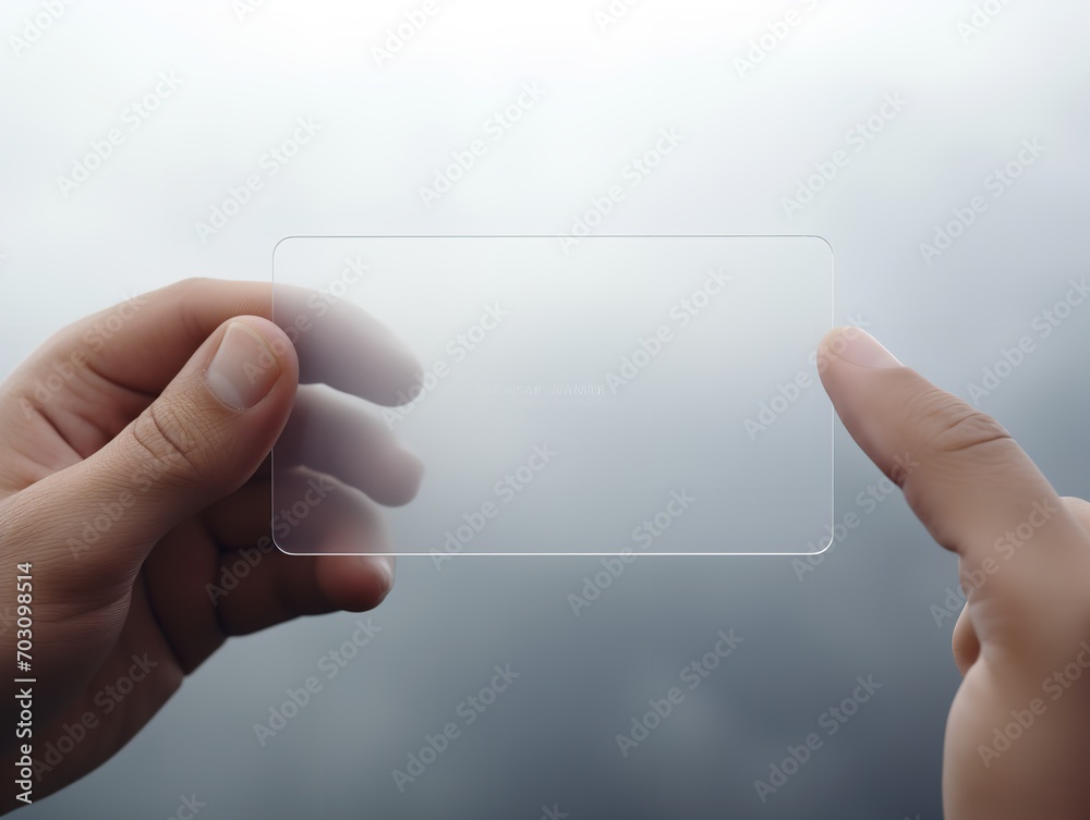 Professional Business Card Mockup - AI Generated Professional Business Card Mockup - AI Generated