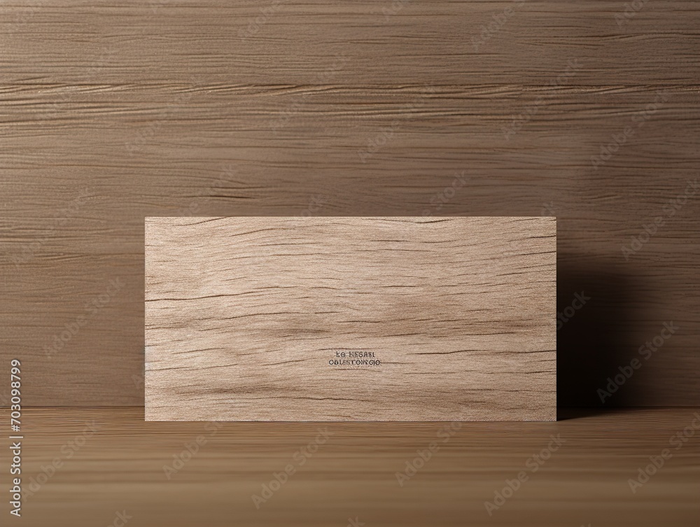 Fototapeta premium Professional Business Card Mockup - AI Generated