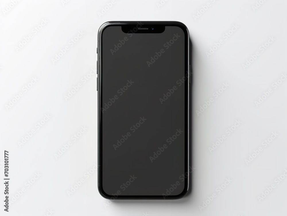 Modern Mobile Phone Mockup for App Display - AI Generated Modern Mobile Phone Mockup for App Display - AI Generated