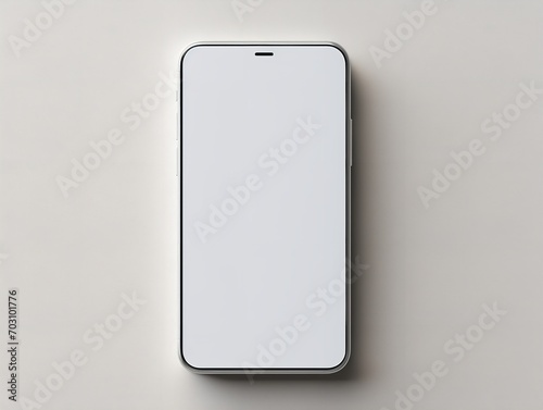 Modern Mobile Phone Mockup for App Display - AI Generated photo