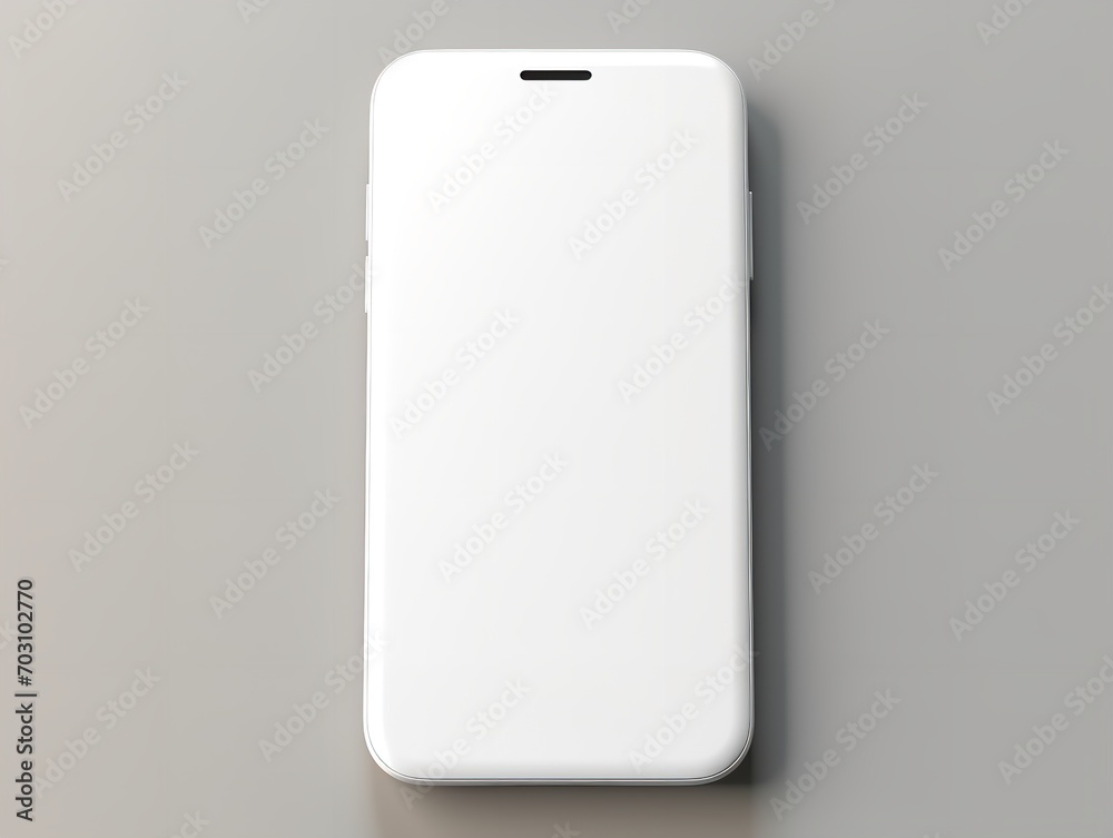 Modern Mobile Phone Mockup for App Display - AI Generated Modern Mobile Phone Mockup for App Display - AI Generated