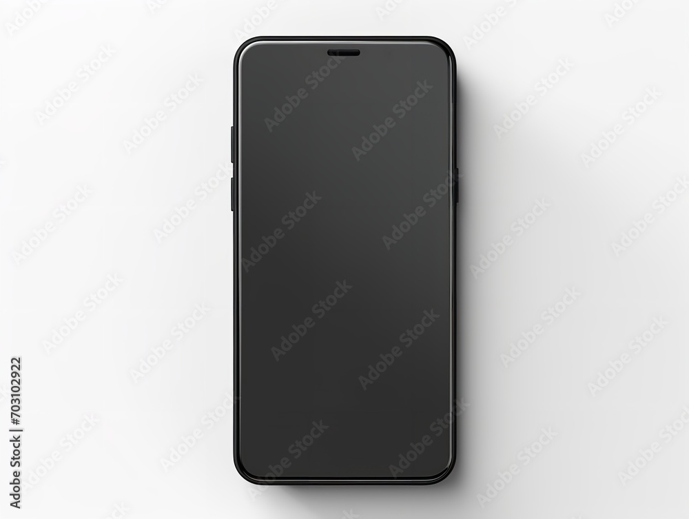 Modern Mobile Phone Mockup for App Display - AI Generated Modern Mobile Phone Mockup for App Display - AI Generated