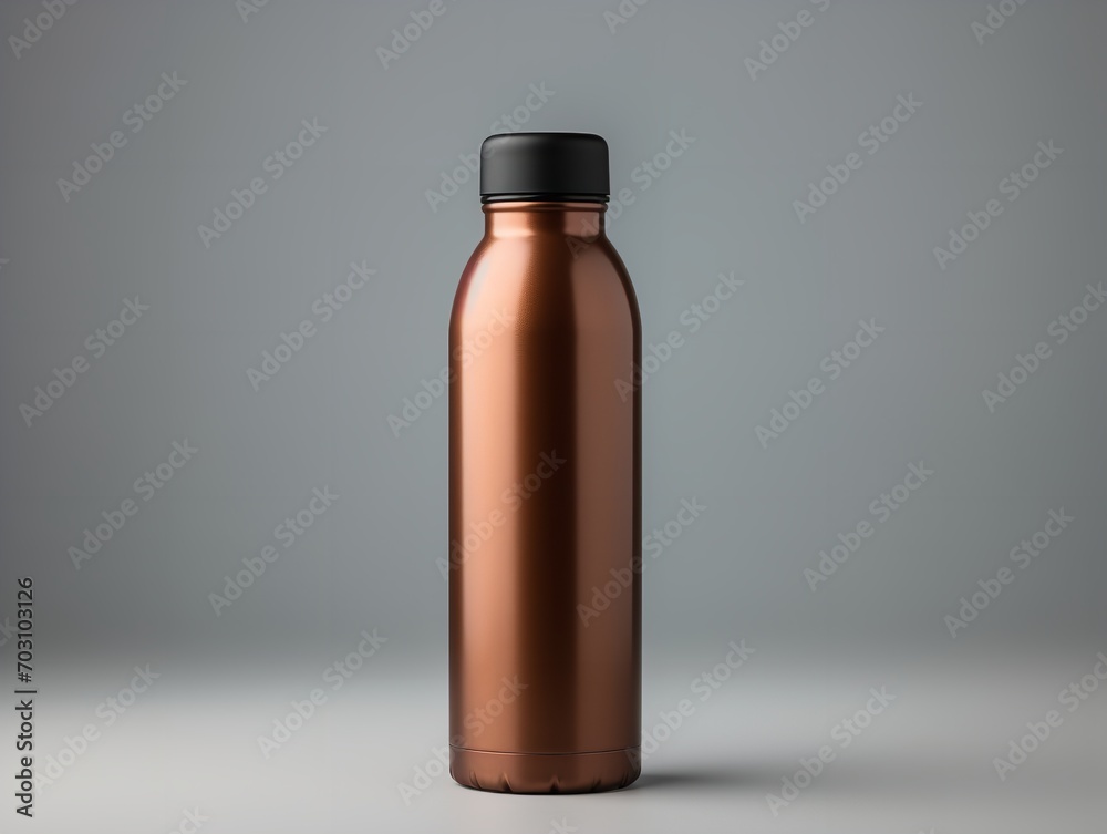 Dynamic Sports Water Bottle Mockup - AI Generated Dynamic Sports Water Bottle Mockup - AI Generated