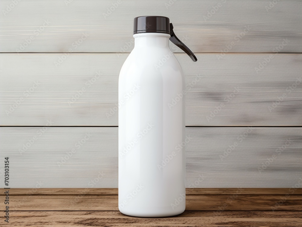 Dynamic Sports Water Bottle Mockup - AI Generated Dynamic Sports Water Bottle Mockup - AI Generated