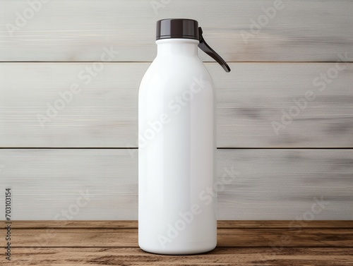 Dynamic Sports Water Bottle Mockup - AI Generated