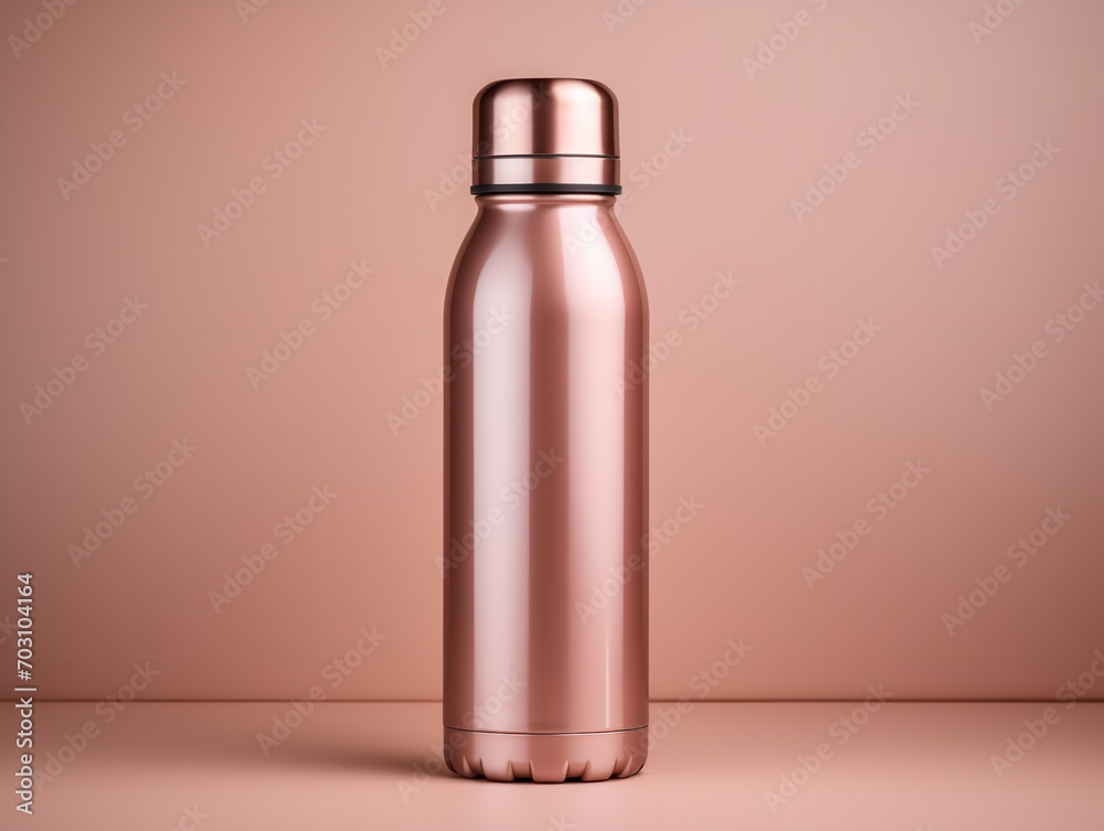 Dynamic Sports Water Bottle Mockup - AI Generated Dynamic Sports Water Bottle Mockup - AI Generated