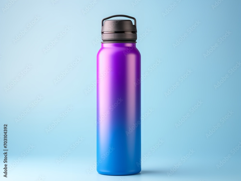 Dynamic Sports Water Bottle Mockup - AI Generated Dynamic Sports Water Bottle Mockup - AI Generated