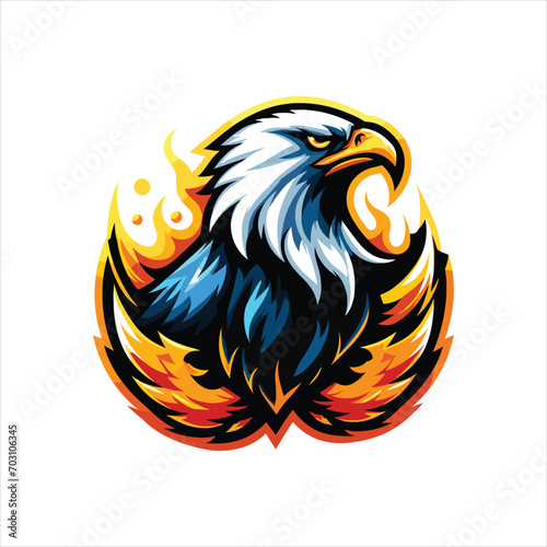 eagle team esport logo design