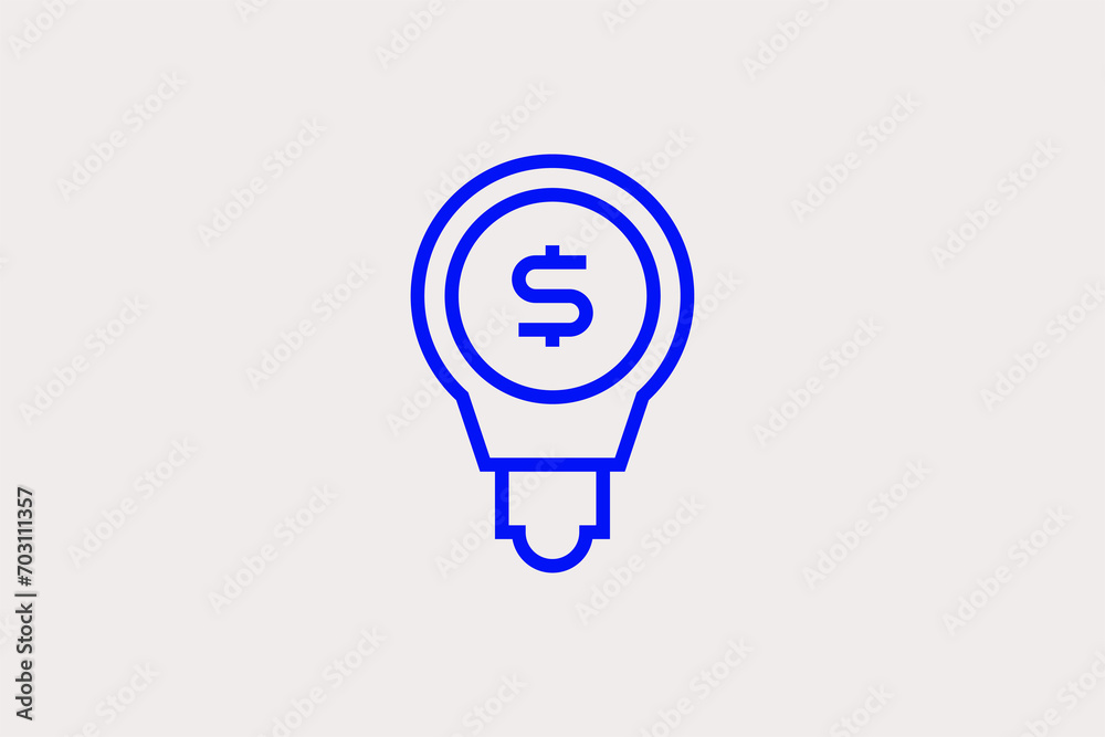 bulb lamp with a dollar sign on it. Vector illustration.
bulb lamp with a dollar sign on it. Vector illustration.