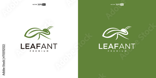 Ant Logo Design . Vector Illustration template download