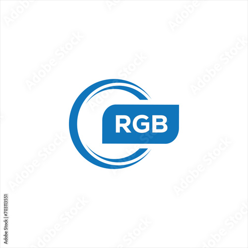  RGB letter design for logo and icon.RGB typography for technology, business and real estate brand.RGB monogram logo.