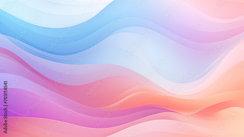 Fototapeta premium Pastel abstract wave line background 