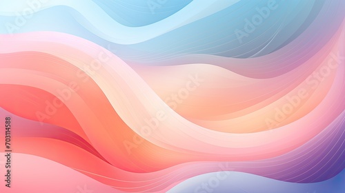 Pastel abstract wave line background 