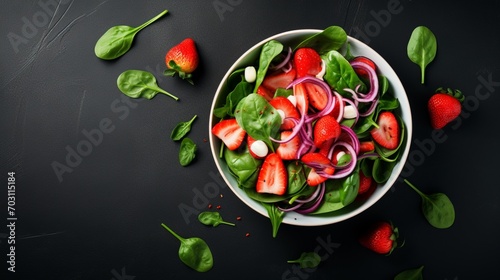 salad with tomatoes and cucumbers
