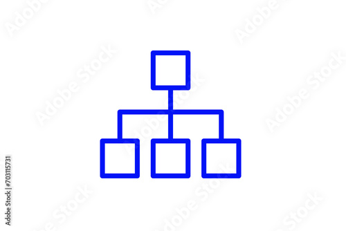 connection pictogram  isolated on white in flat style design. Vector illustration.	
