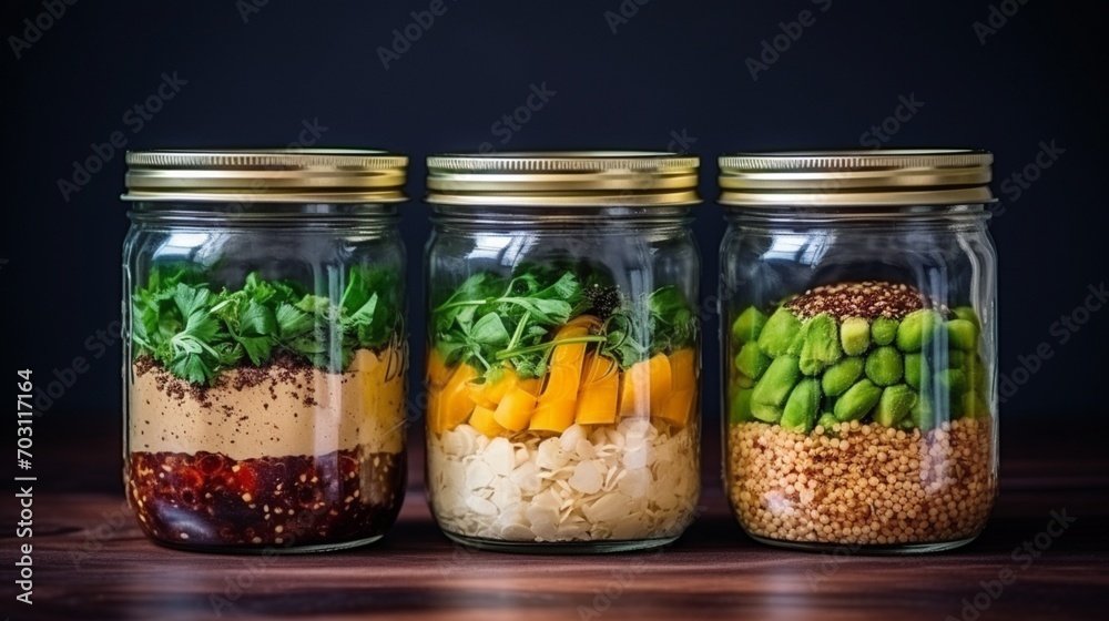 jars of pickled vegetables jars of pickled vegetables