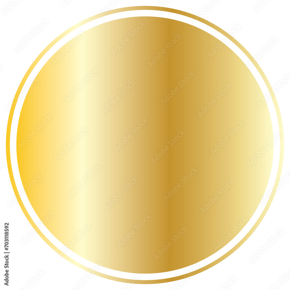 gold circle transparent background