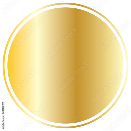 gold circle transparent background