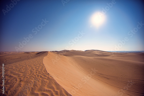 The desert in Abu Dhabi 