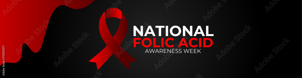 National Folic Acid Awareness Week vector template design. Its Promoting Health and Pregnancy Wellness with Folic Acid . suit for banner, greeting card, poster, cover, flyer, backdrop, background. National Folic Acid Awareness Week vector template design. Its Promoting Health and Pregnancy Wellness with Folic Acid . suit for banner, greeting card, poster, cover, flyer, backdrop, background.