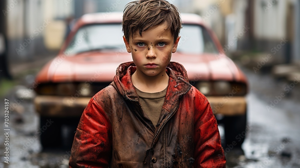 Fototapeta premium portrait of a boy