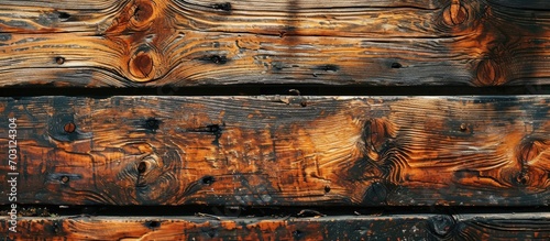 Decorative surface patterning of planks.
