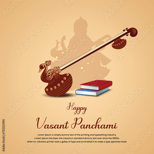 happy vasant panchami indian festival