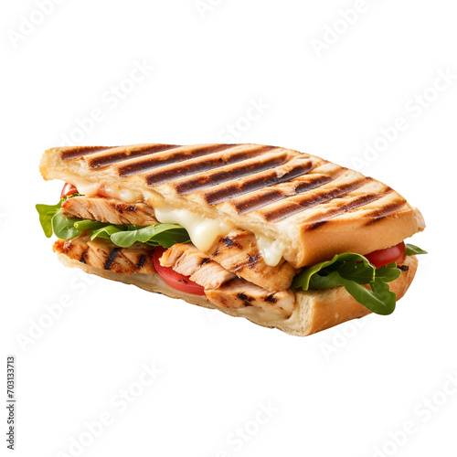 chicken panini with bacon and cheese