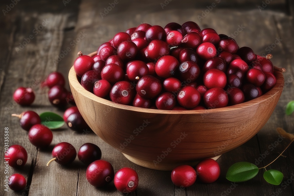 cranberries in a bowl cranberries in a bowl