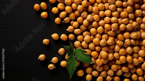 Chickpea nuts is garbanzo bean photo