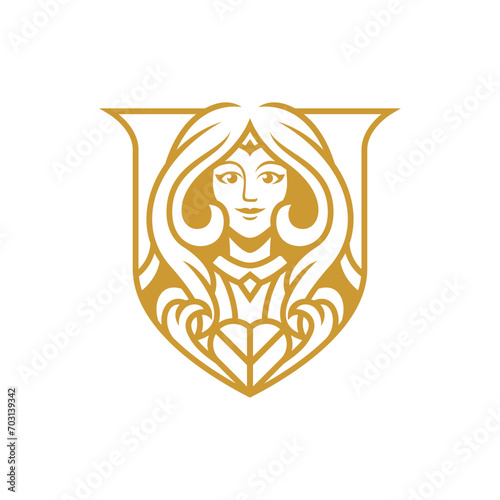 illustration of clean and minimalist women vector