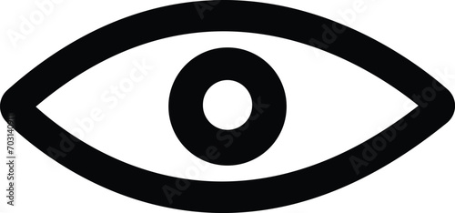 Eye icon. Eyesight symbol. Retina scan eye icons. Simple eyes . Eye silhouette, Eye icon sign flat, vision icon, Eyesight pictogram in flat style. isolated on transparent background, used for mobile,
