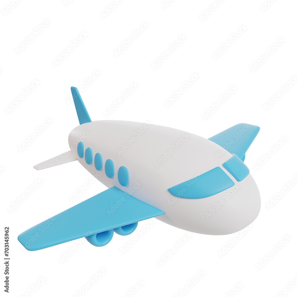 Travel holiday 3d icon render Travel holiday 3d icon render