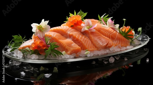 Image of traditional smoked pink salmon.