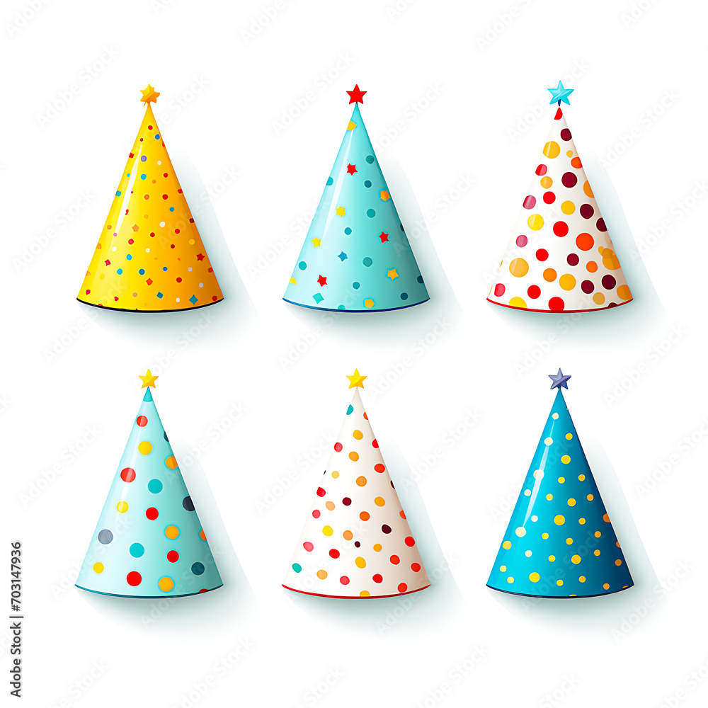 Birthday Cap Fun Adding Vibrancy and Cheer to Festive Parties and Happy Celebrations with Colorful, Generative Ai Birthday Cap Fun Adding Vibrancy and Cheer to Festive Parties and Happy Celebrations with Colorful, Generative Ai