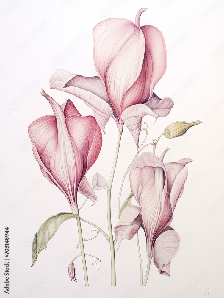 Botanical Sketches: Exquisite Plant Anatomy for Nature Lovers, Creating a Soothing Atmosphere