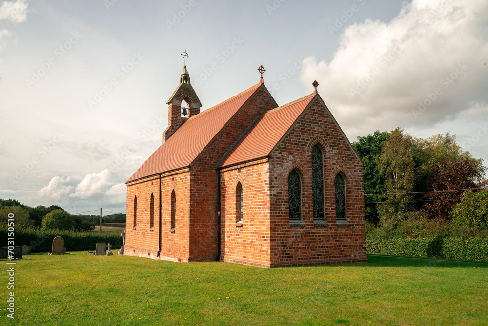 Dunnington Church Elevation, Brick Chapel, Dunnington, East Yorkshire, England Dunnington Church Elevation, Brick Chapel, Dunnington, East Yorkshire, England