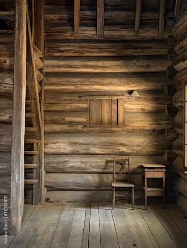 Rustic Wood Wall Prints: Stunning Cabin Interior Enhancements © Michael
