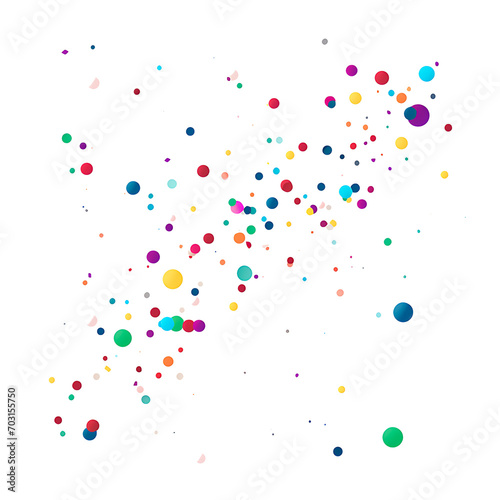 Cheerful Colorful Confetti Bright Decoration Delights for Joyous Celebrations and Festivities, Generative Ai