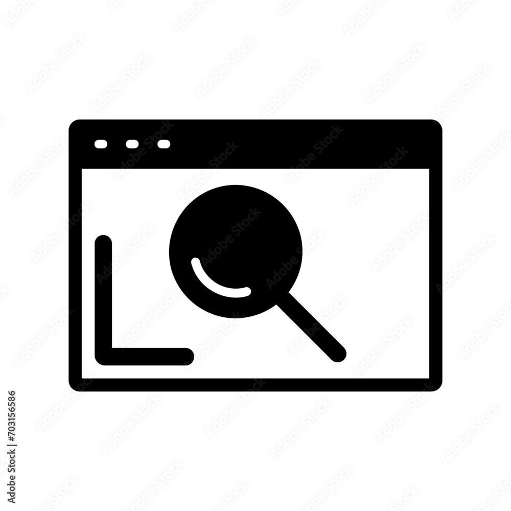 Browser Glyph Icon Browser Glyph Icon