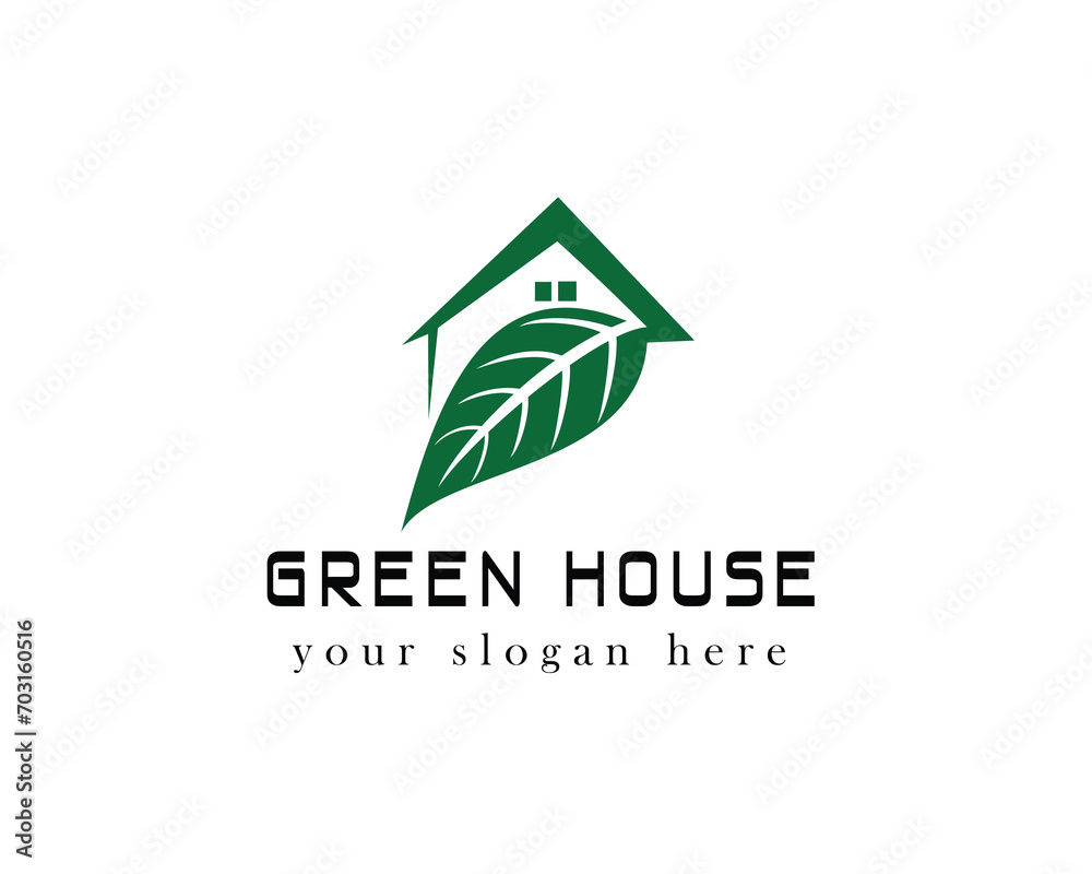 green house logo design template
leaves with a house background green house logo design template
leaves with a house background