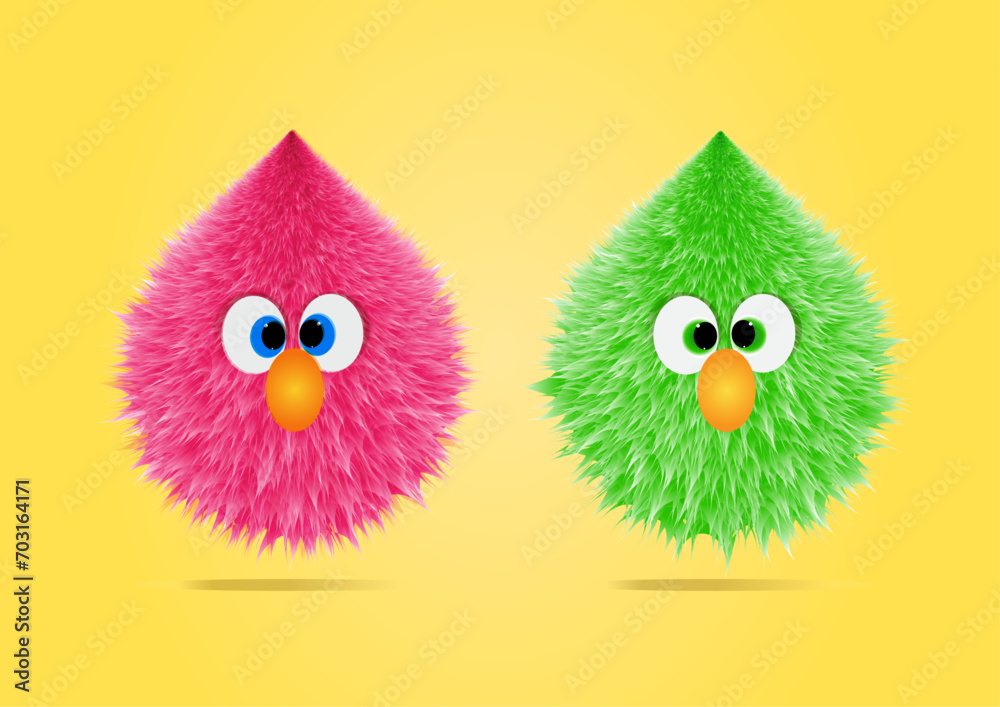 Fototapeta premium eggs and birds