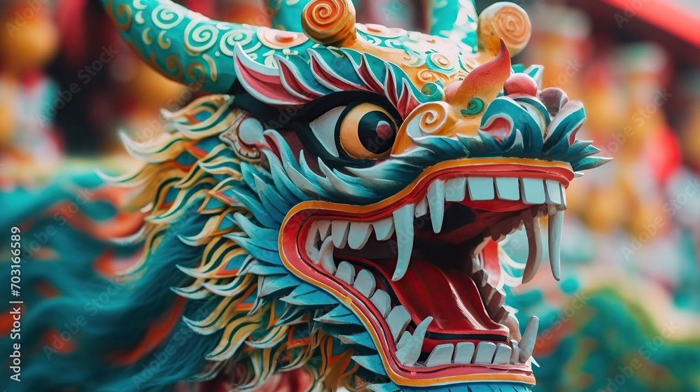 custom made wallpaper toronto digitalTraditional dragon dance festival. Chinese New Year celebration