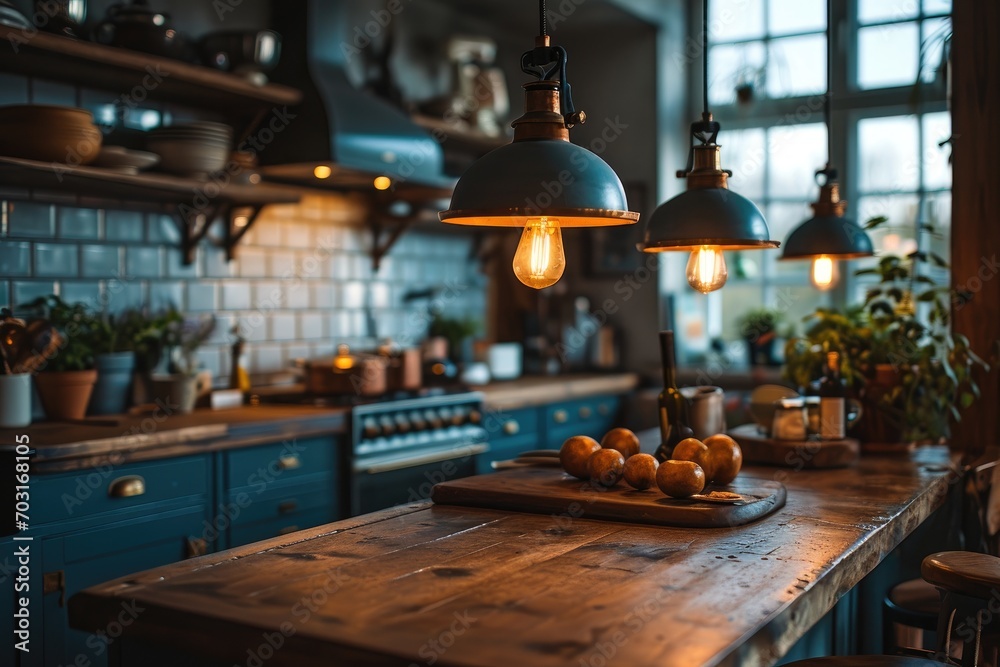 kitchen minimalist with soft lighting interior professional advertising photography